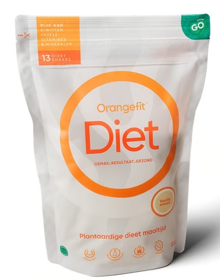 ORANGEFIT GREEN PROTEIN AARDBEI 750GR